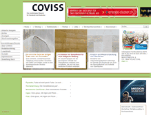 Tablet Screenshot of coviss.ch
